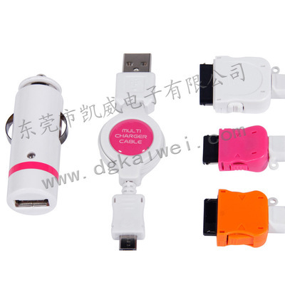 【東莞凱威電子生產批發汽車充電器 通用多功能充電器 多種功能】價格,廠家,圖片,車載逆變器/車載電源,東莞市凱威電子-